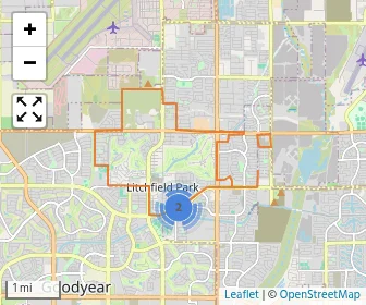 Area schools map